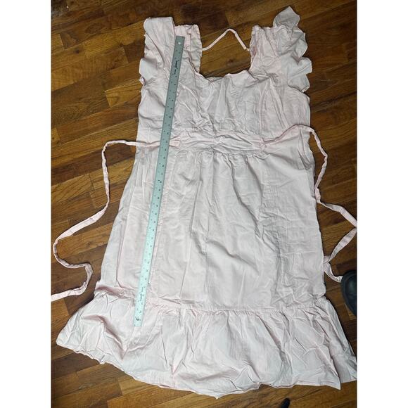 ChicSoul Pink Cotton Ruffle Sleeve Dress Women’s 3X - Cottagecore - Picture 5 of 7